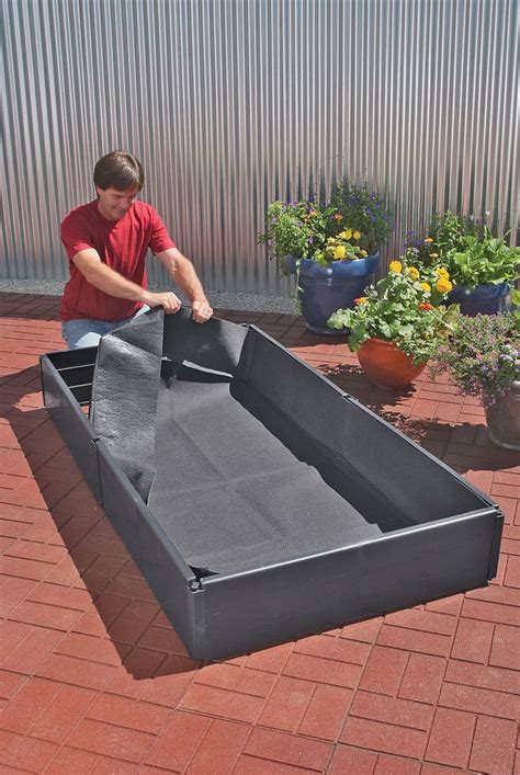 Polypropylene raised bed liner EASY TO INSTALL: This eco-friendly bed liner can be installed easily without needing any extra tools